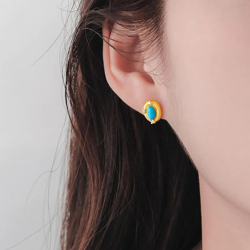 CARAT'S DIARY Resin Stud Earrings Women's-4