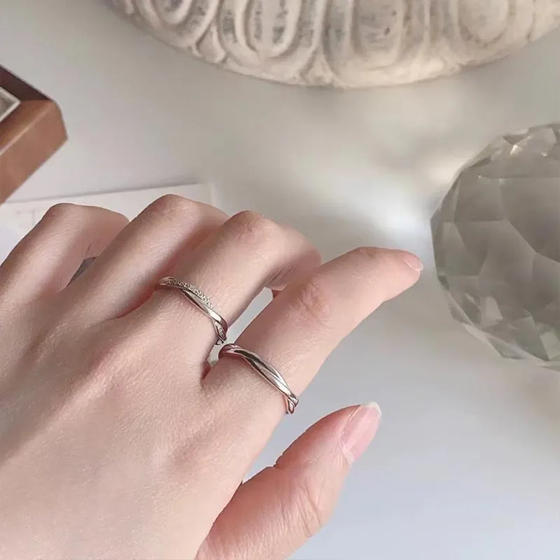 CARAT'S DIARY S925 Silver Rings Unisex-3