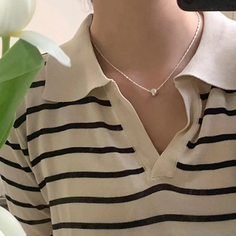 CARAT'S DIARY S925 Silver Necklaces Women's-5