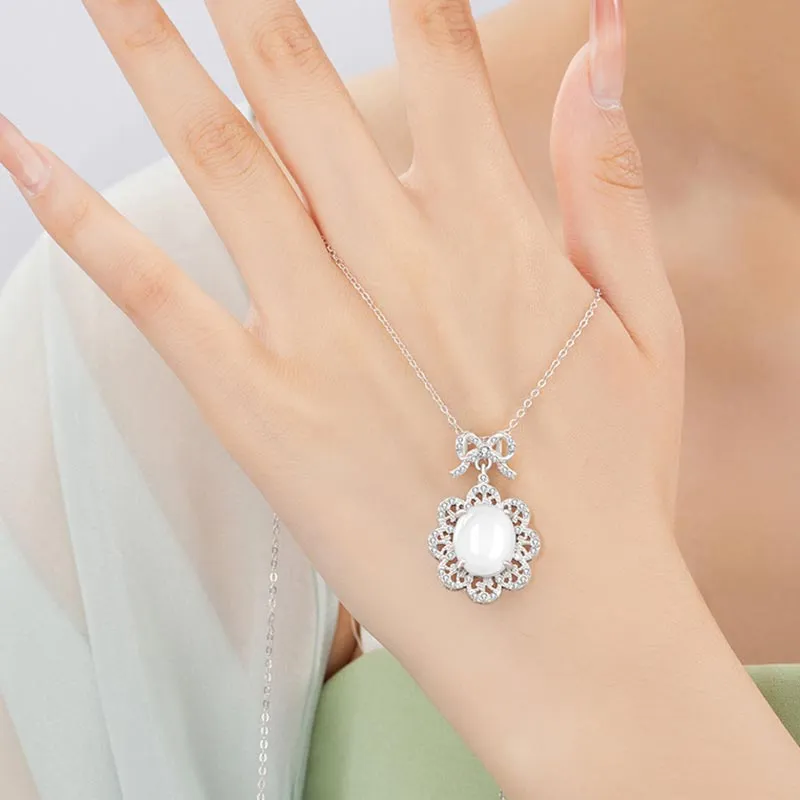CARAT'S DIARY S925 Silver Necklaces Women's-3