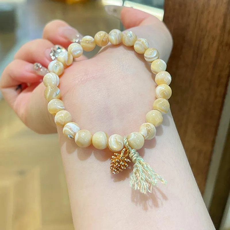 CARAT'S DIARY Spool Shell Bracelets Women's-1