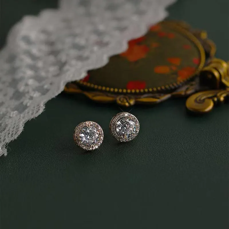CARAT'S DIARY S925 Silver Stud Earrings Unisex-12
