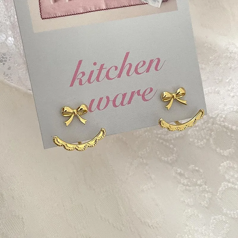 CARAT'S DIARY S925 Silver Stud Earrings Women's-6