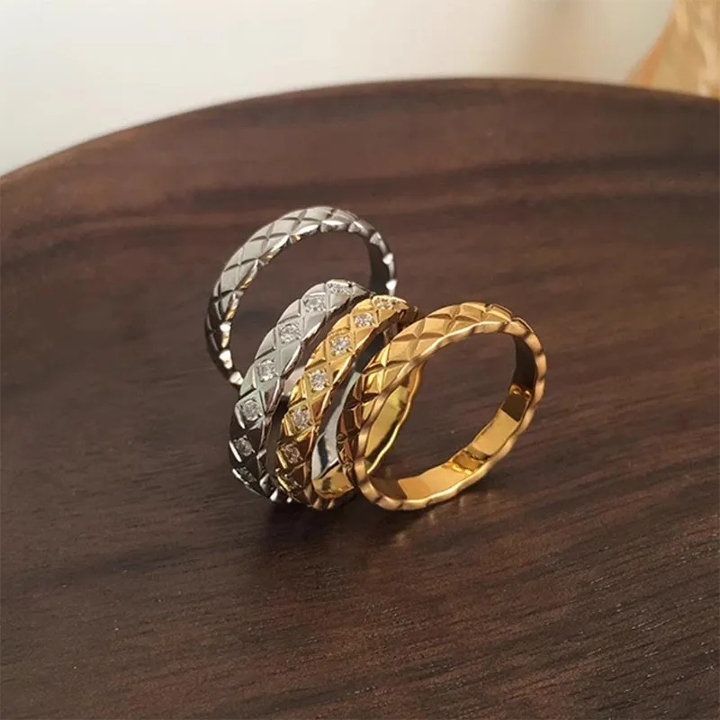 CARAT'S DIARY Alloy Rings Women's-13