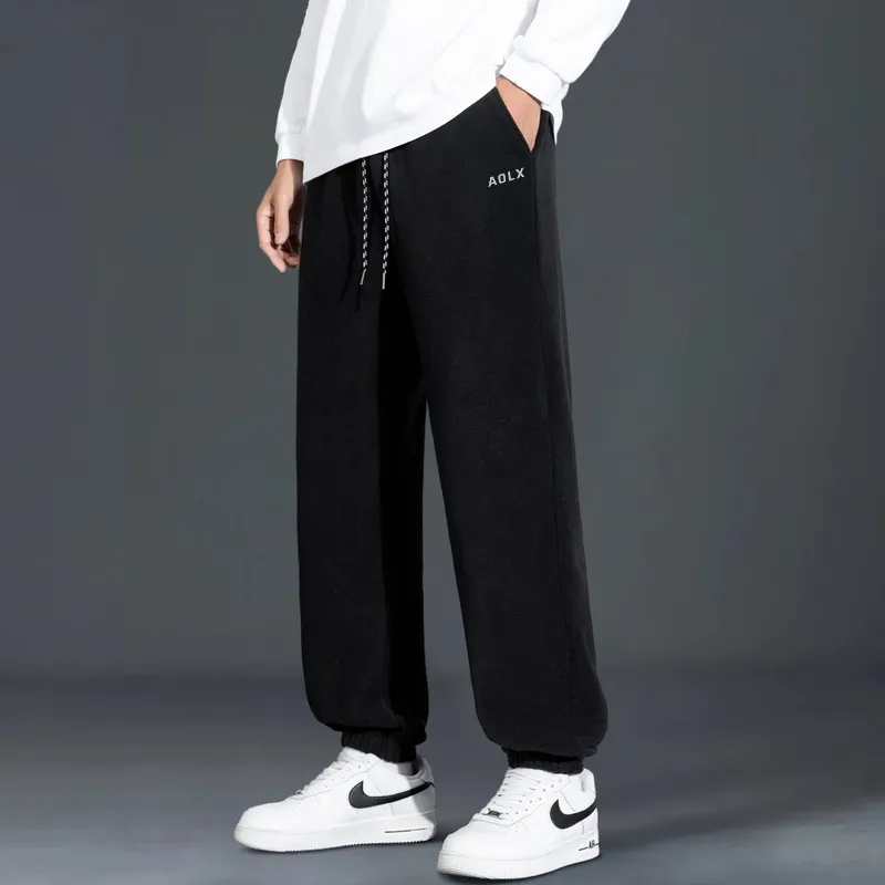Aol Knitted Sports Pants Unisex-3