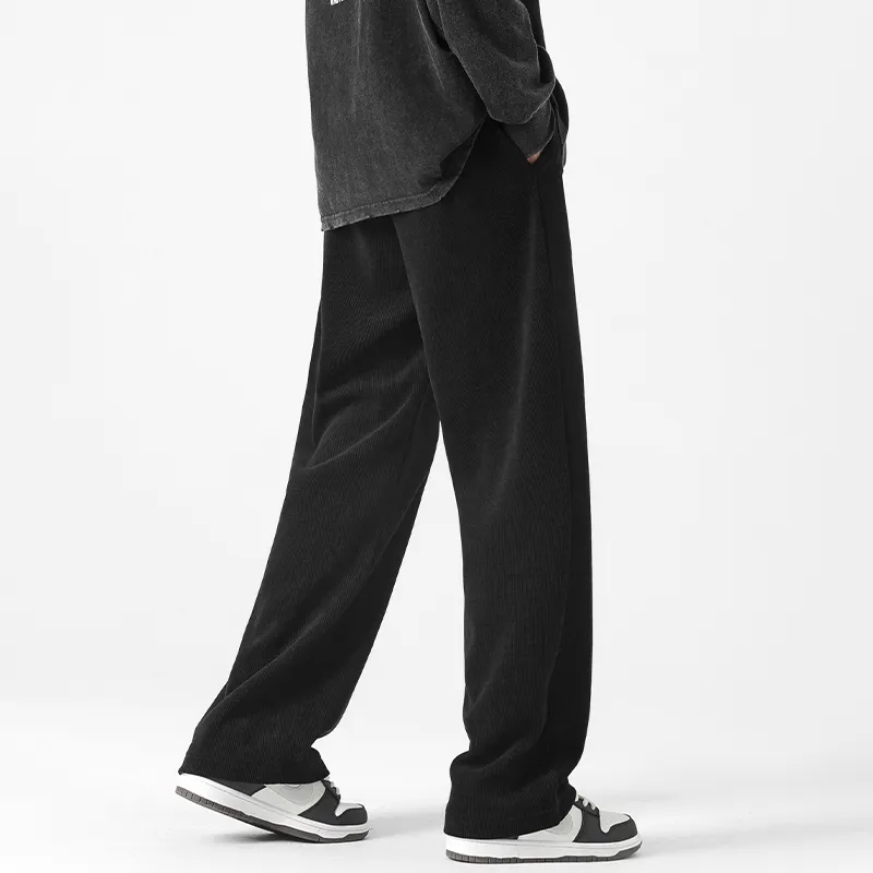 Aol Knitted Sports Pants Unisex-4
