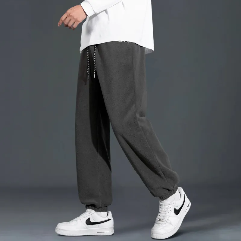 Aol Knitted Sports Pants Unisex-13