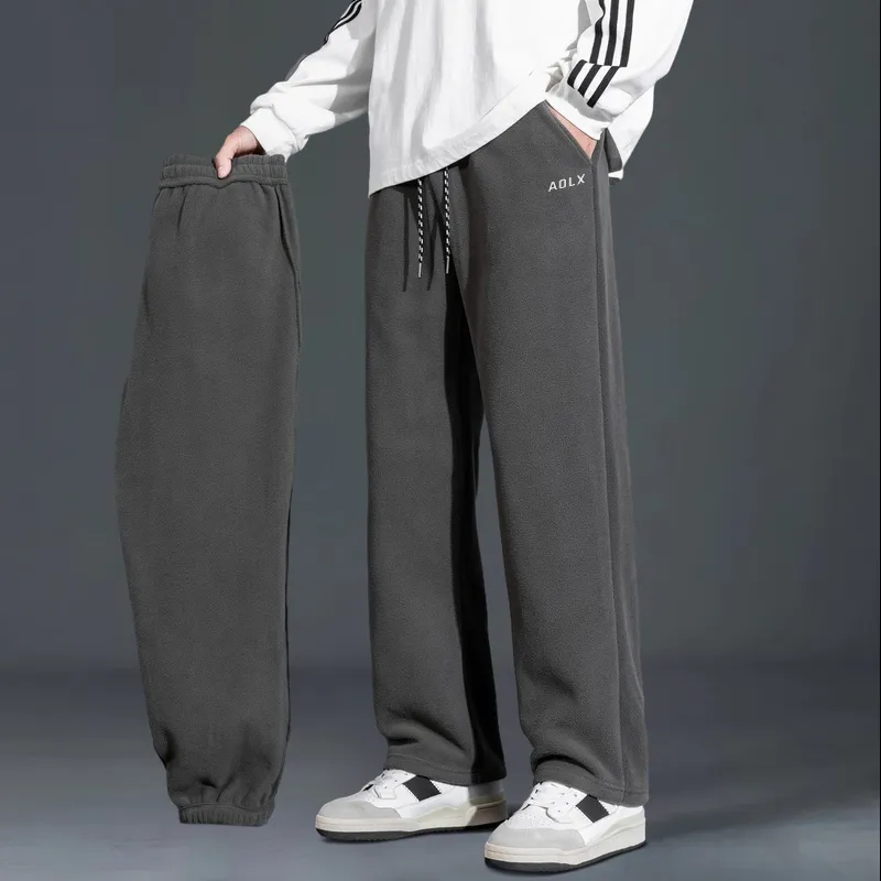 Aol Knitted Sports Pants Unisex-12