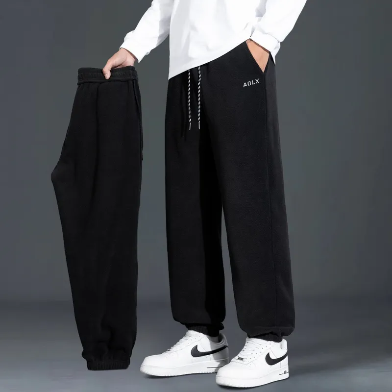 Aol Knitted Sports Pants Unisex-5