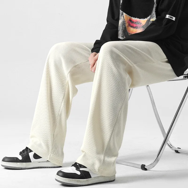 Aol Knitted Sports Pants Unisex-9