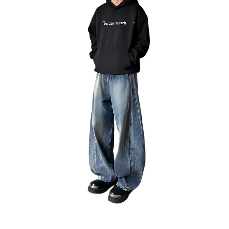 Aolx Jeans Unisex Blue-2