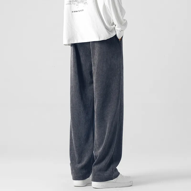 Aol Knitted Sports Pants Unisex-13