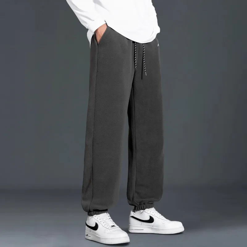 Aol Knitted Sports Pants Unisex-11
