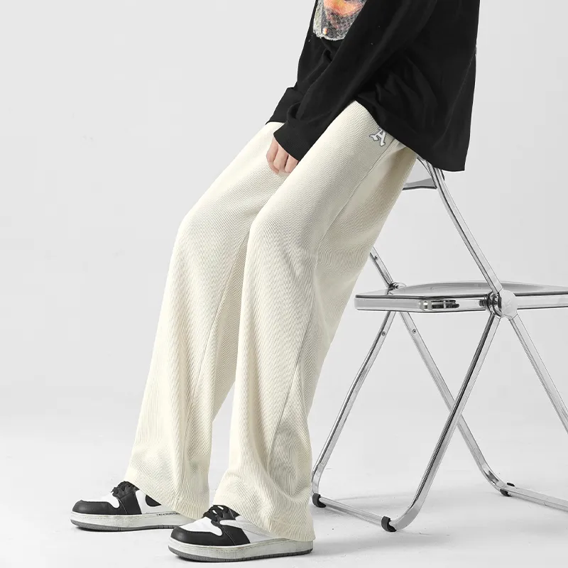 Aol Knitted Sports Pants Unisex-9