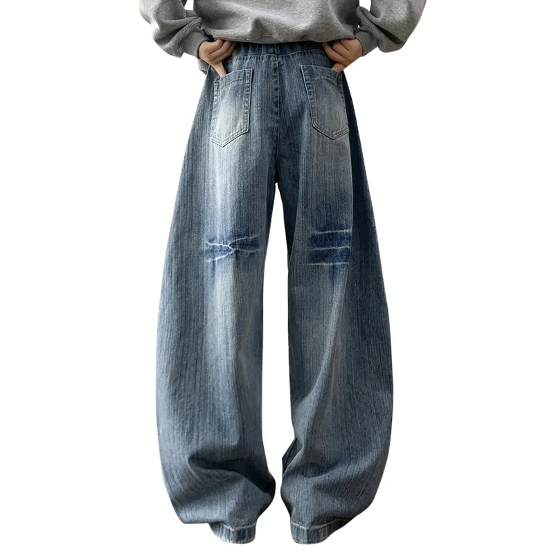 Aolx Jeans Unisex Blue-1