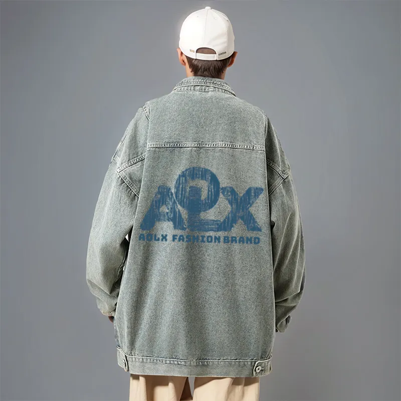 Aol Denim Jacket Unisex Nostalgic-2
