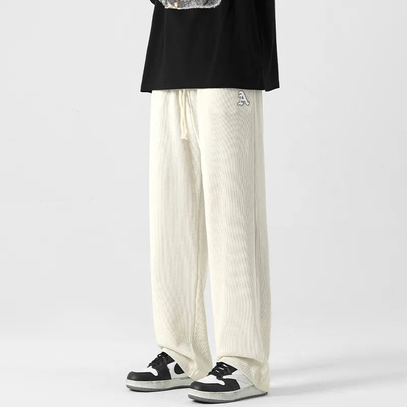 Aol Knitted Sports Pants Unisex-7