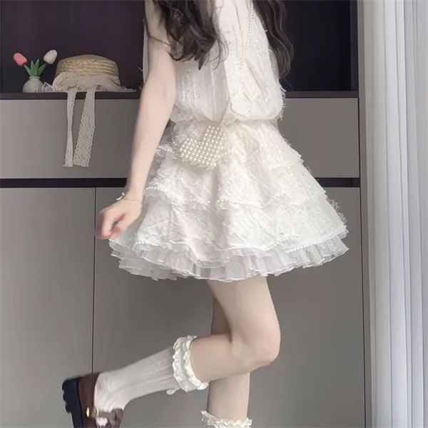 Manekniv Sleeveless Dress Women's White-5