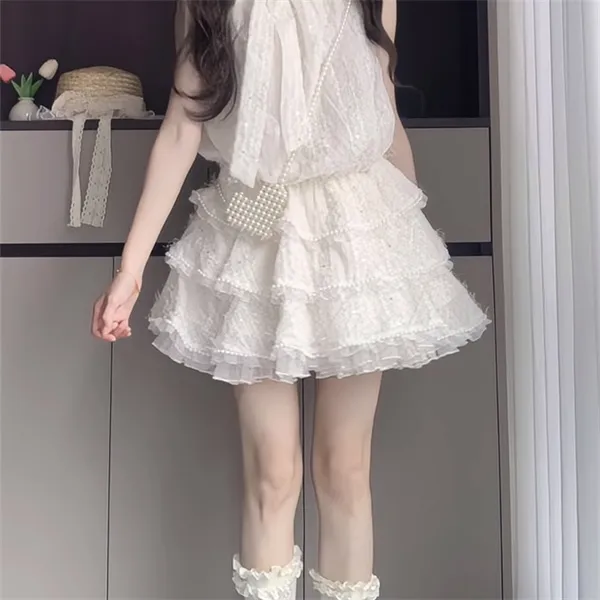 Manekniv Sleeveless Dress Women's White-3