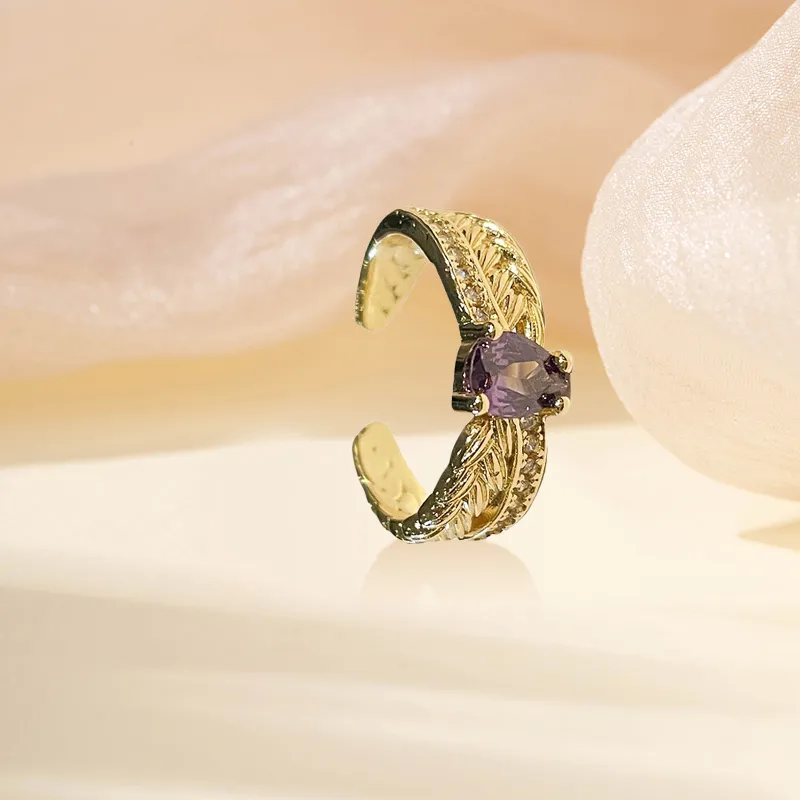 FUSSEM Colored Gemstone Rings Women's-1