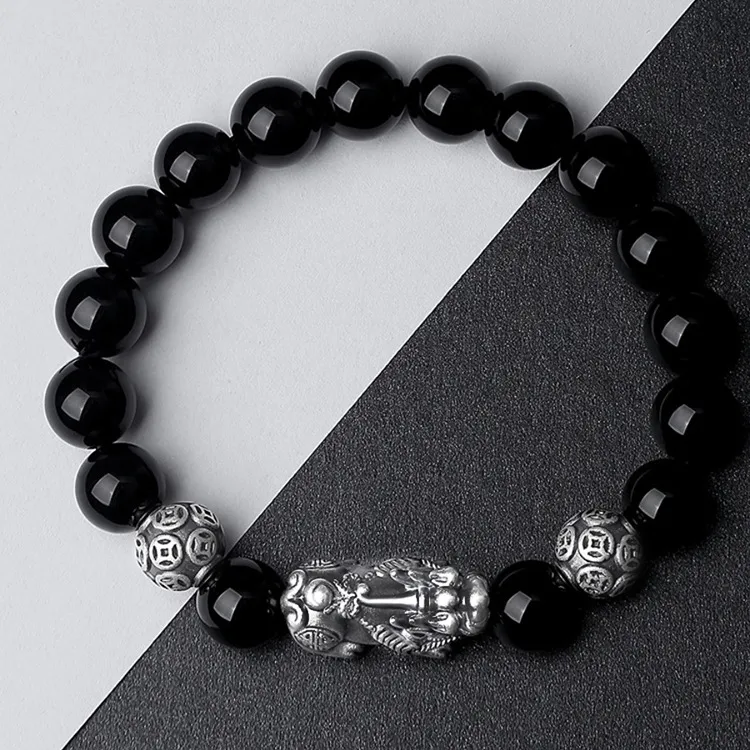 FUSSEM Obsidian Bracelets Unisex-4