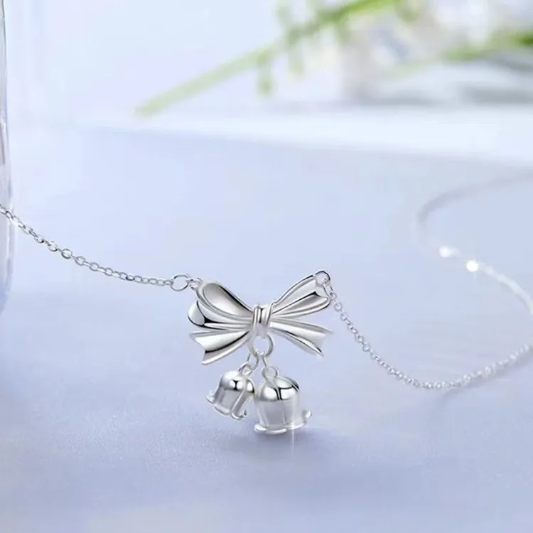 FUSSEM S999 Fine Silver Necklaces Women's-1