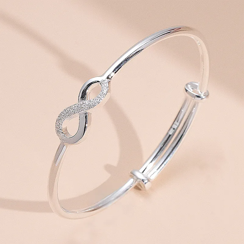 FUSSEM S999 Fine Silver Sterling Silver Bracelets Women's-1