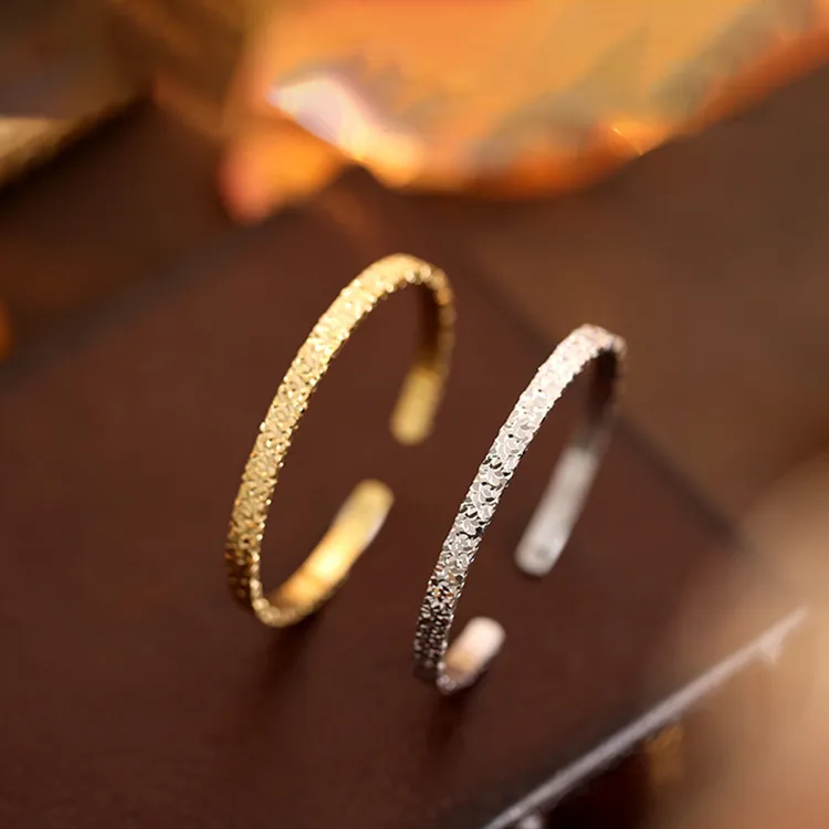 FUSSEM 999 Fine Silver Bangles Unisex-1
