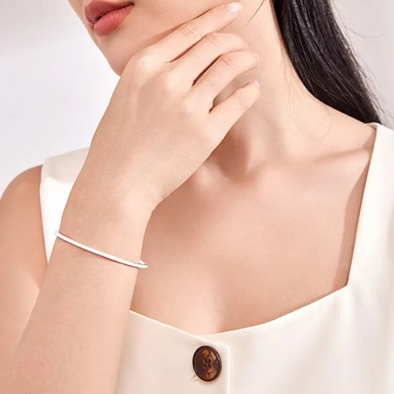 FUSSEM S999 Fine Silver Bangles Women's-3