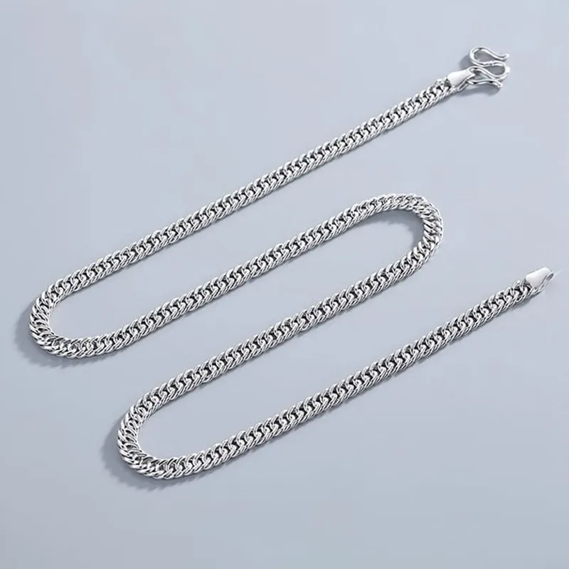 FUSSEM S999 Fine Silver Necklaces Men's-2