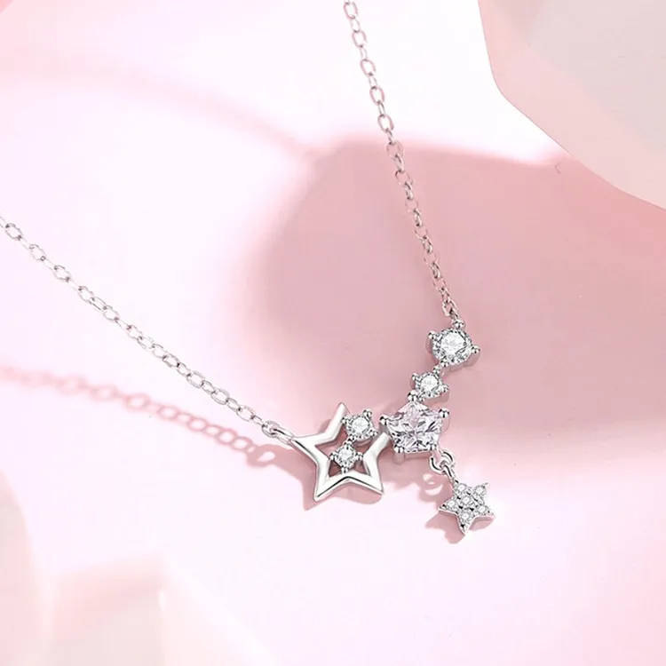 FUSSEM S925 Silver Necklaces Women's-2