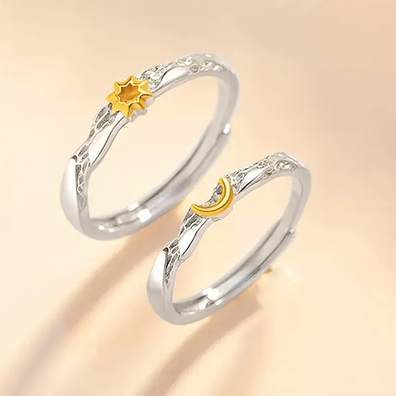 FUSSEM Colored Gemstone Rings Unisex-3