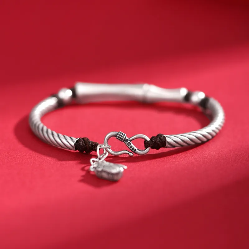 FUSSEM S999 Fine Silver Bracelets Unisex-2