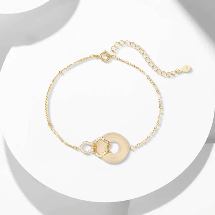 FUSSEM Colored Glaze Bracelets Women's-4