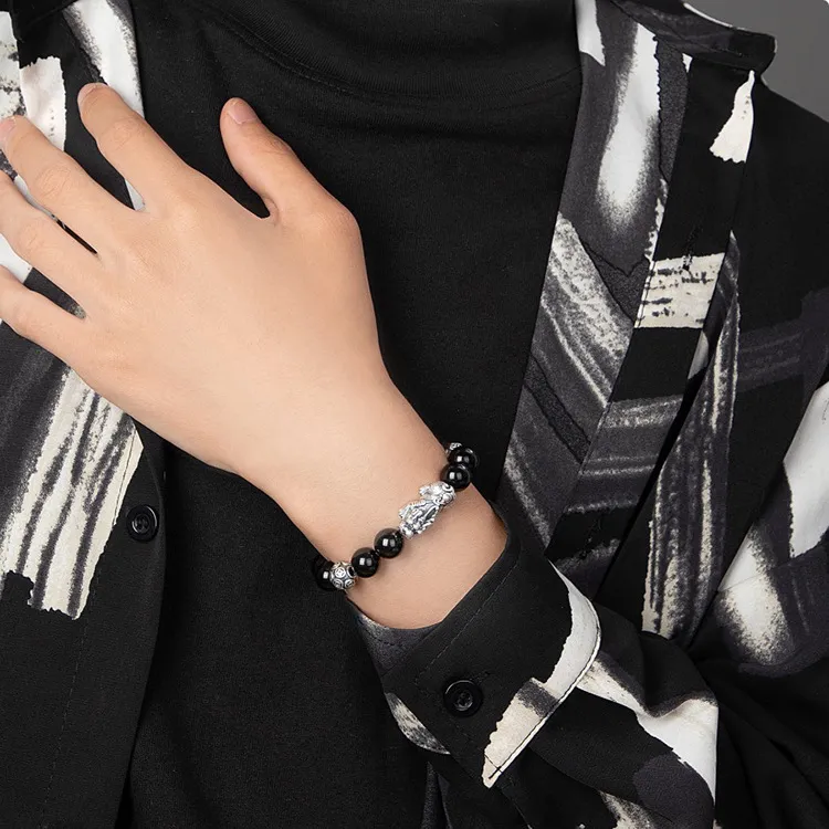 FUSSEM Agate Jade Bracelets Unisex-1