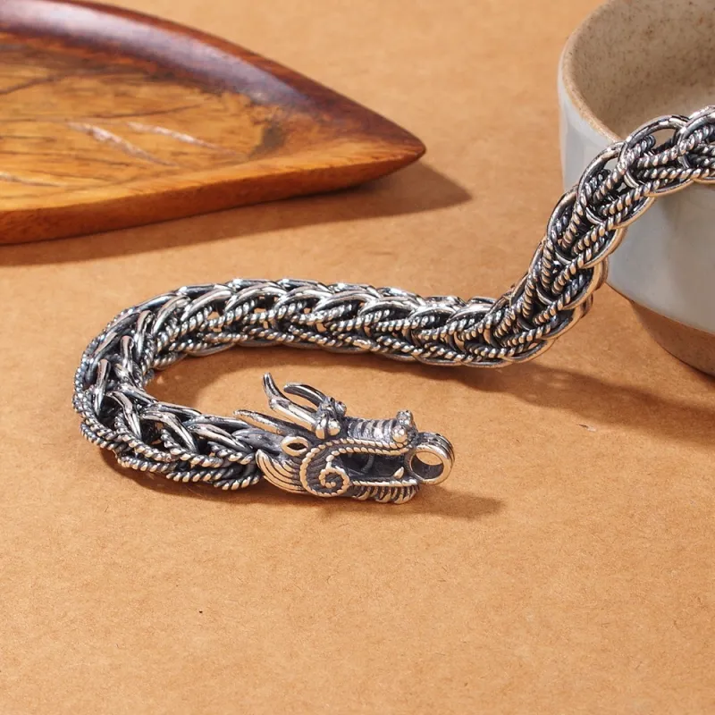 FUSSEM S999 Fine Silver Bracelets Men's-1