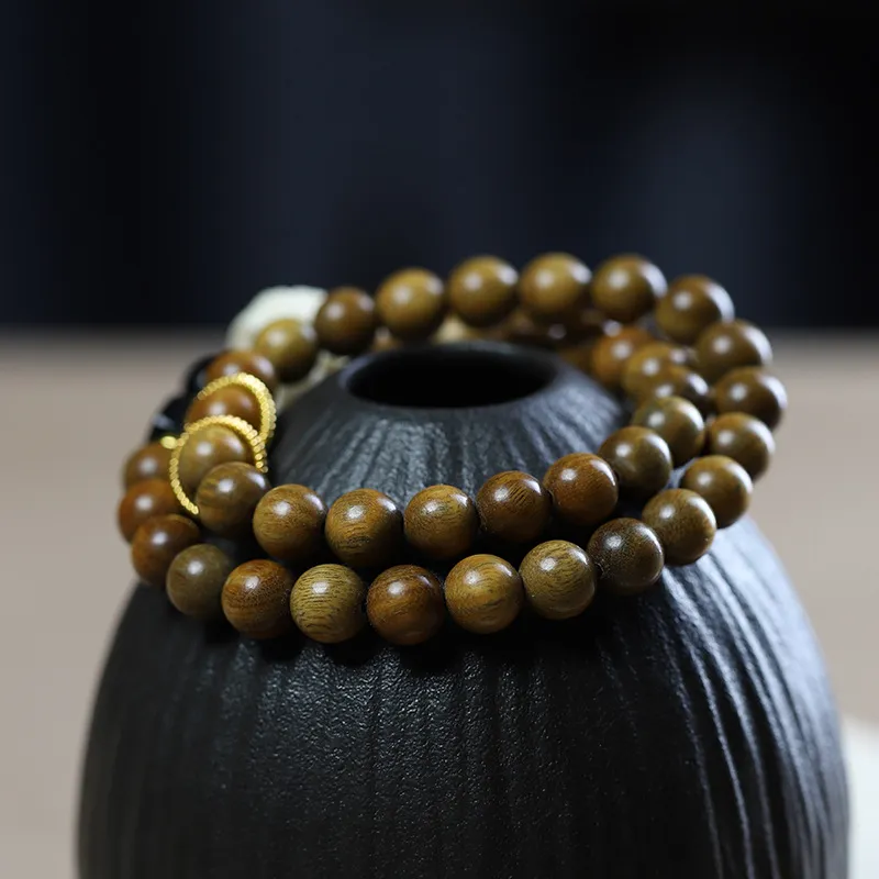 FUSSEM Green Sandalwood Bracelets Unisex-2