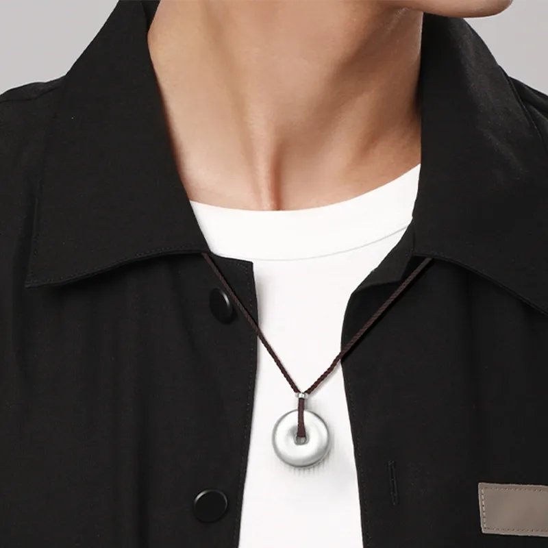 FUSSEM S999 Fine Silver Sterling Silver Necklaces Unisex-3