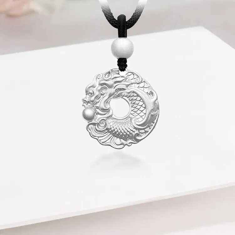 FUSSEM 925 Sterling Silver Necklaces Unisex-2