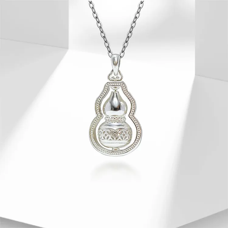 FUSSEM 999 Fine Silver Necklaces Unisex-1