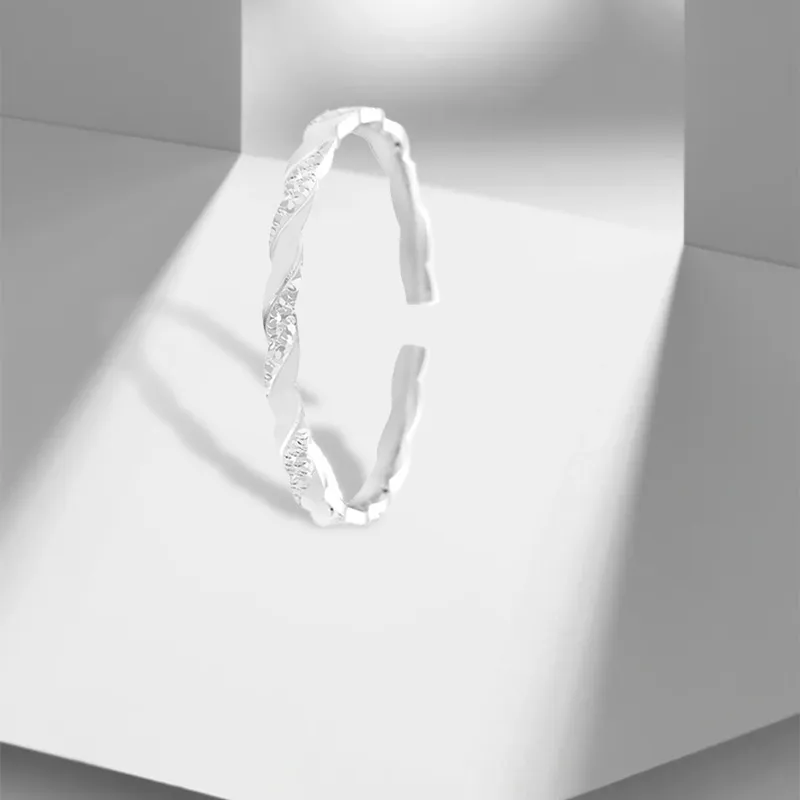 FUSSEM S999 Fine Silver Bangles Women's-1