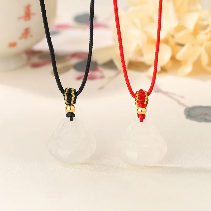 FUSSEM Chalcedony Necklaces Unisex-2