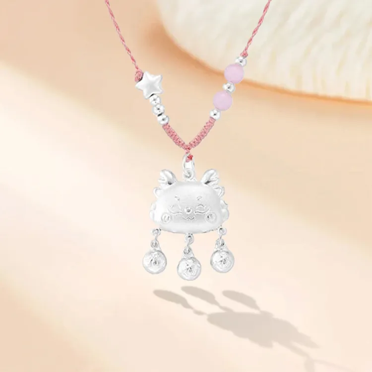 FUSSEM S999 Fine Silver Necklaces Women's-2