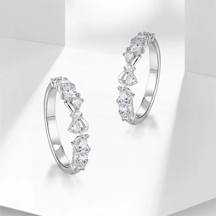 FUSSEM 925 Sterling Silver Rings Women's-3