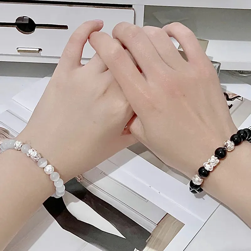 FUSSEM Cat's Eye Stone Bracelets Unisex-2