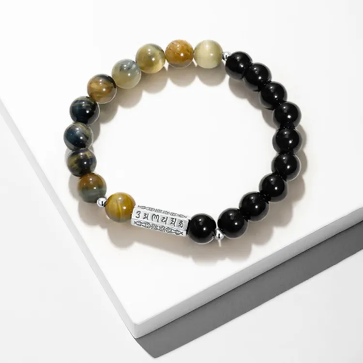 FUSSEM Obsidian Bracelets Unisex-2