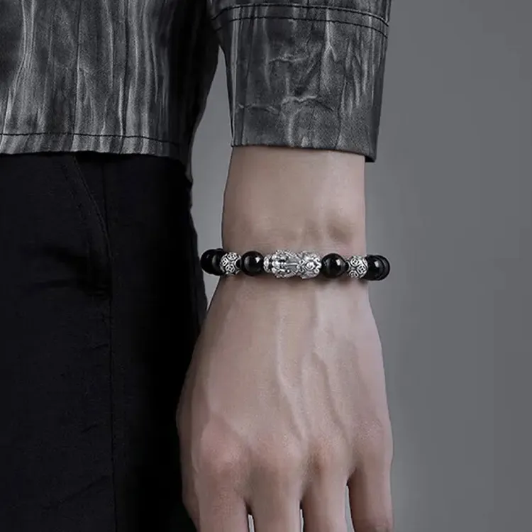 FUSSEM Obsidian Bracelets Unisex-1