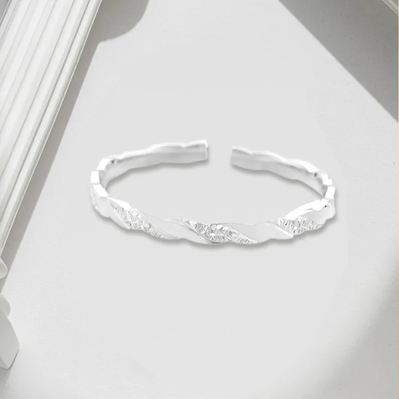 FUSSEM S999 Fine Silver Bangles Women's-2