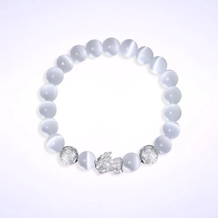 FUSSEM Cat's Eye Stone Bracelets Unisex-1