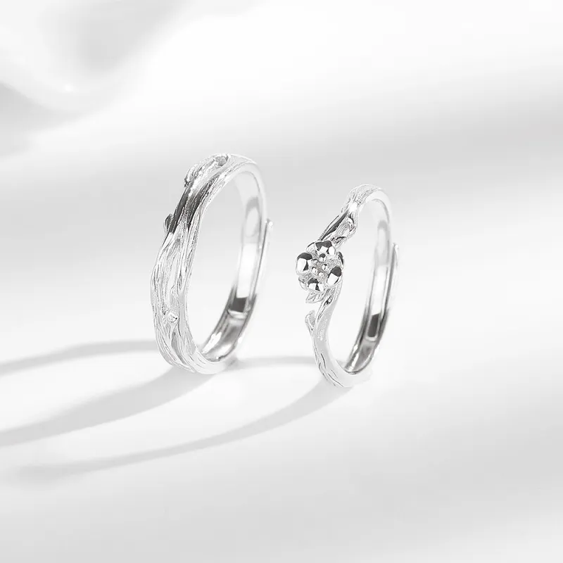 FUSSEM 999 Fine Silver Rings Unisex-2